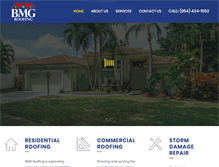 Tablet Screenshot of bmgroofing.com